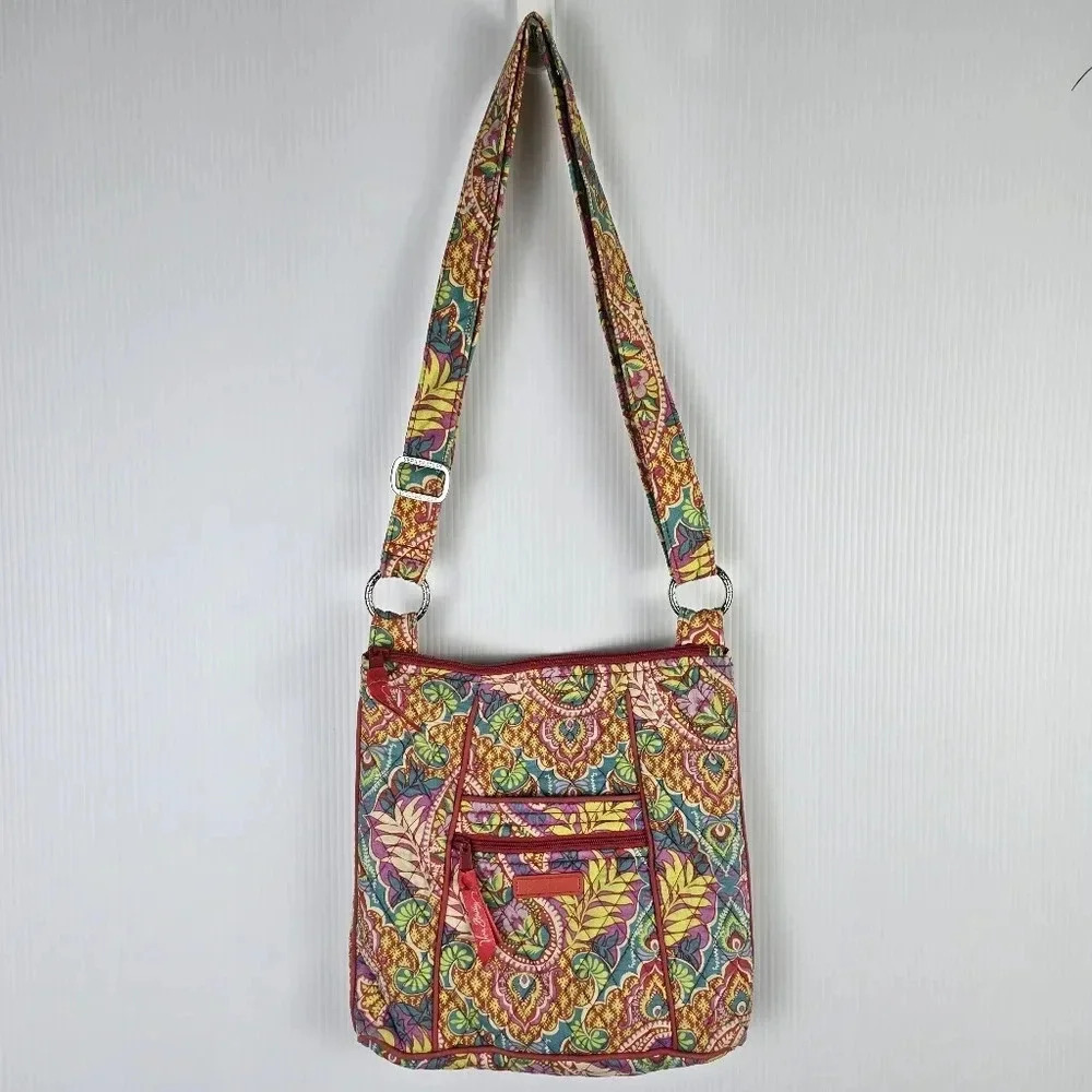Vera Bradley Crossbody Hipster Bag in  Paisley Paradise Adjustable Strap